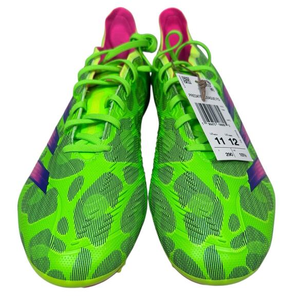 Adidas Predator League FG Generation Soccer Cleats Men's 11 Shoes Green ID0701 - Picture 3 of 9
